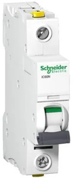 Schneider Electric Acti9 Miniatyrbrytare iC60N, 1P 13A C, med dubbel terminal, 18 mm