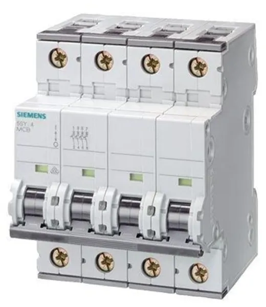 Siemens Automatsäkring 6ka 3p+n c 40a 5sy6640-7