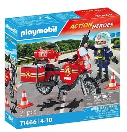 Playmobil Action - Brandbil vid olycksplatsen