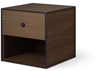 Audo Frame 35 Med 1 Låda 35x35x35 Rökt Ek