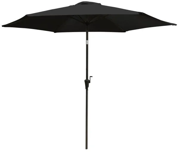 Parasol med vip svart 3m