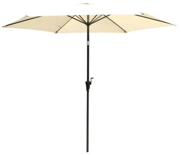 Parasol med tilt beige 300cm