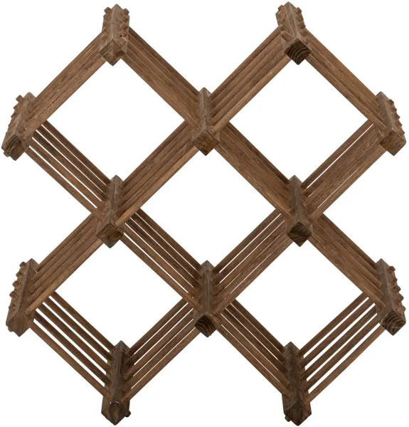 BLOOMINGVILLE Lucas vinställ, 5 fack - naturlig bambu